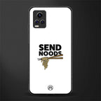 send noods back phone cover | glass case for vivo v21e 4g