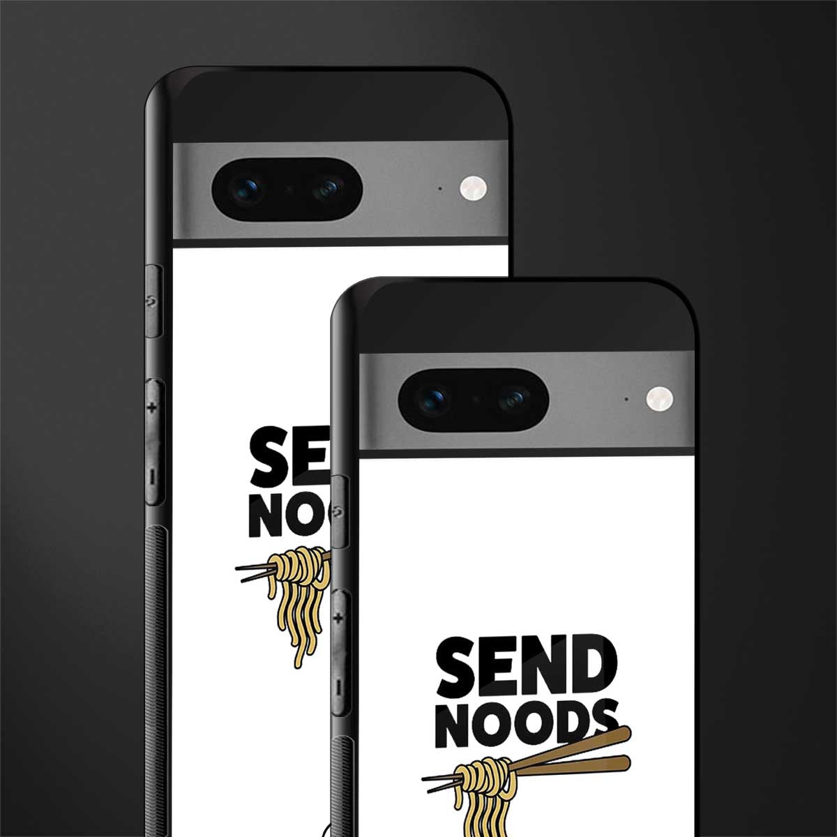 send noods back phone cover | glass case for google pixel 7