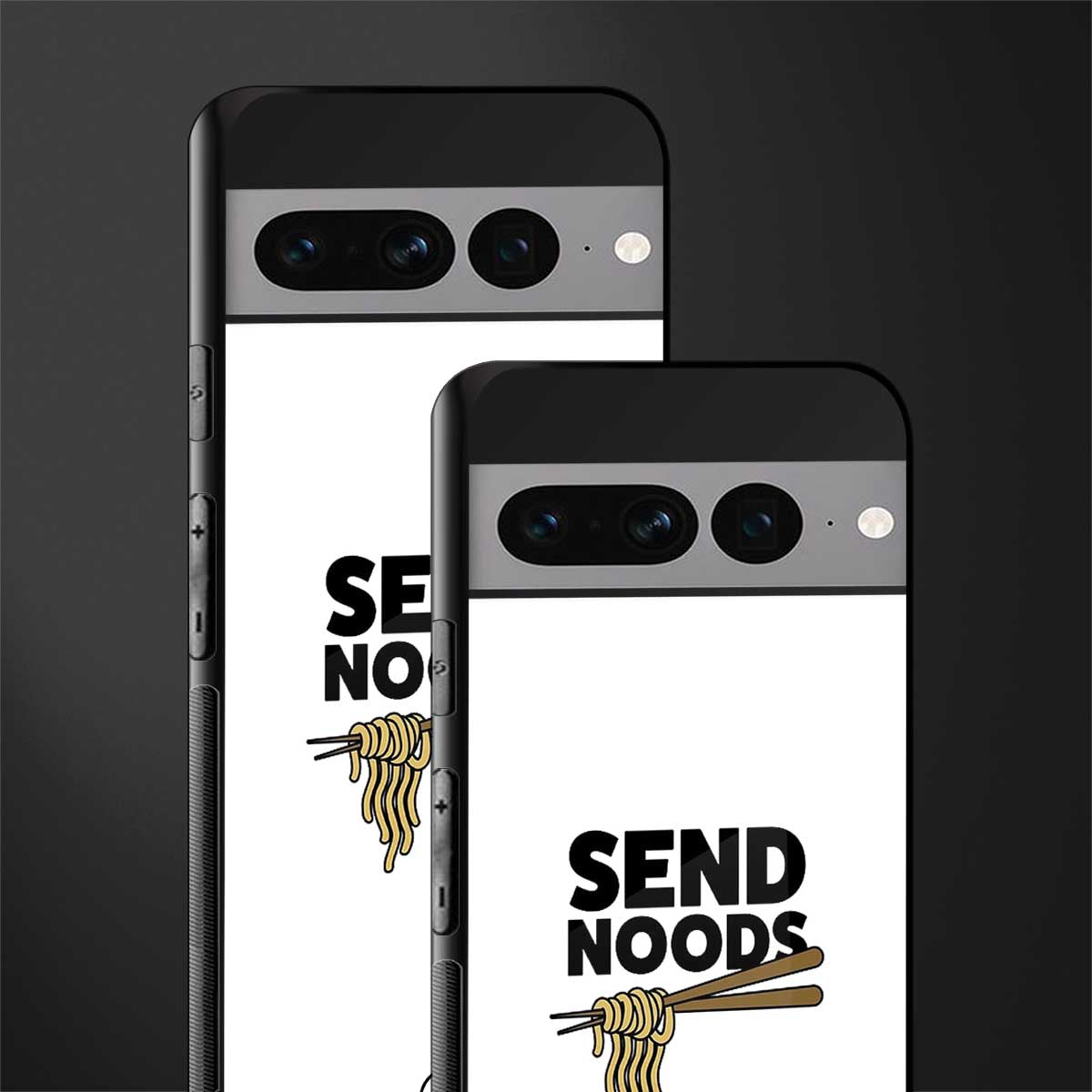 send noods back phone cover | glass case for google pixel 7 pro