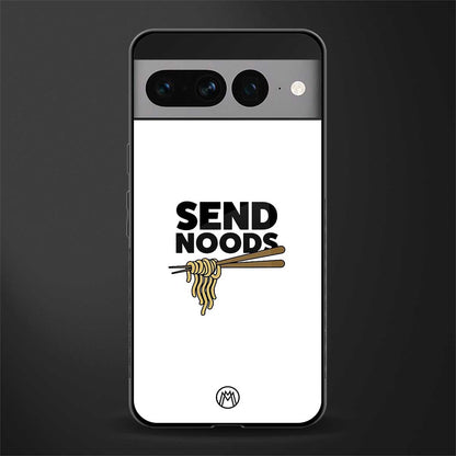 send noods back phone cover | glass case for google pixel 7 pro