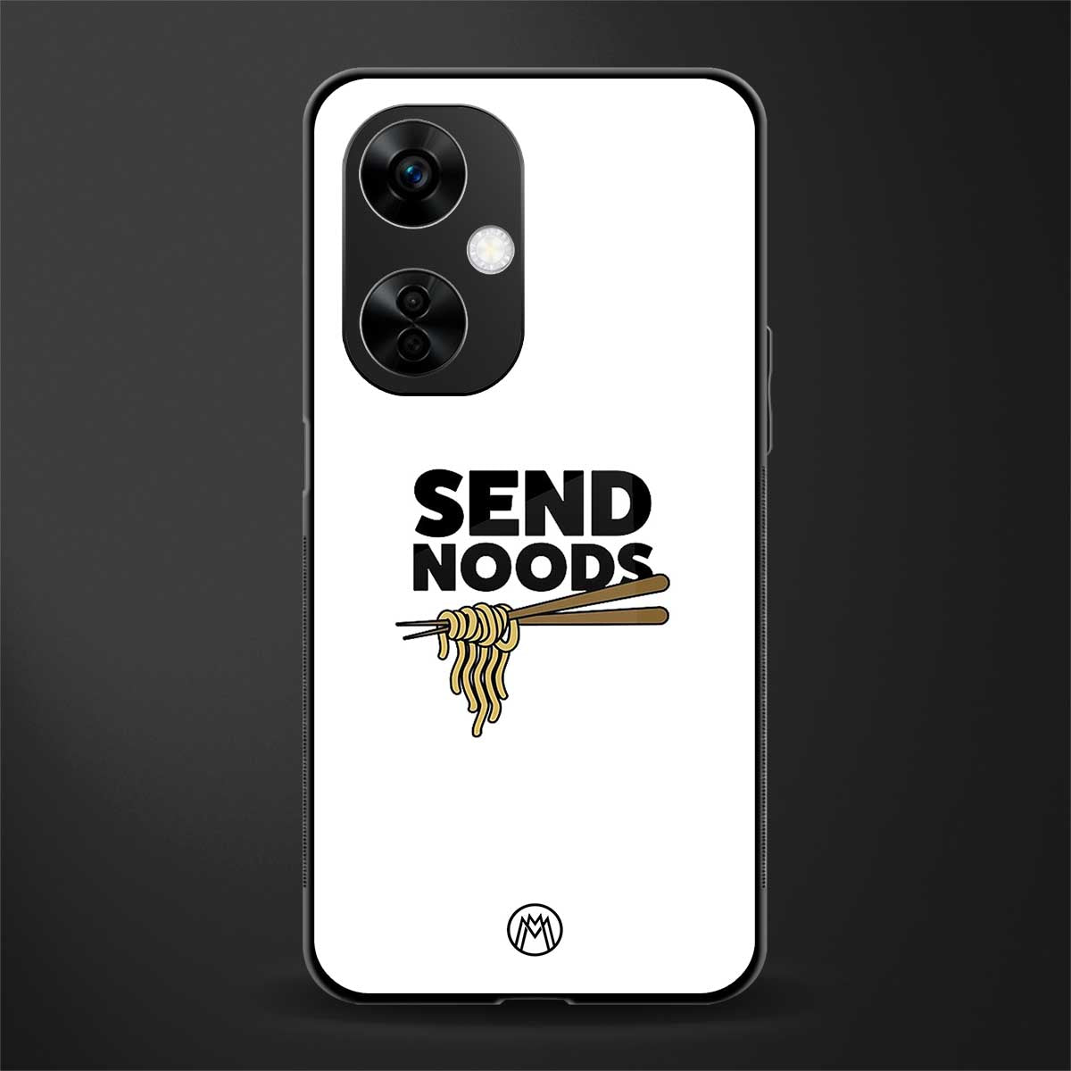 send noods back phone cover | glass case for oneplus nord ce 3 lite