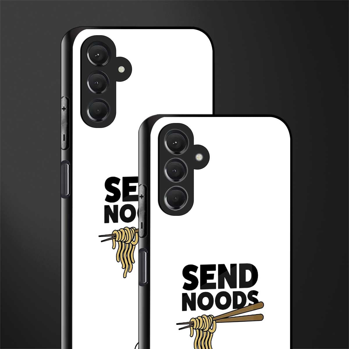 send noods back phone cover | glass case for samsun galaxy a24 4g