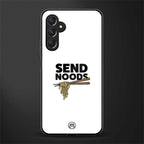 send noods back phone cover | glass case for samsun galaxy a24 4g
