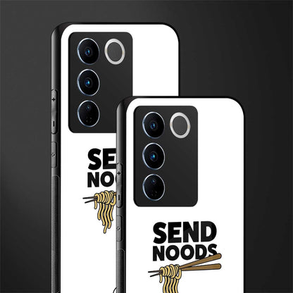 send noods back phone cover | glass case for vivo v27 pro 5g