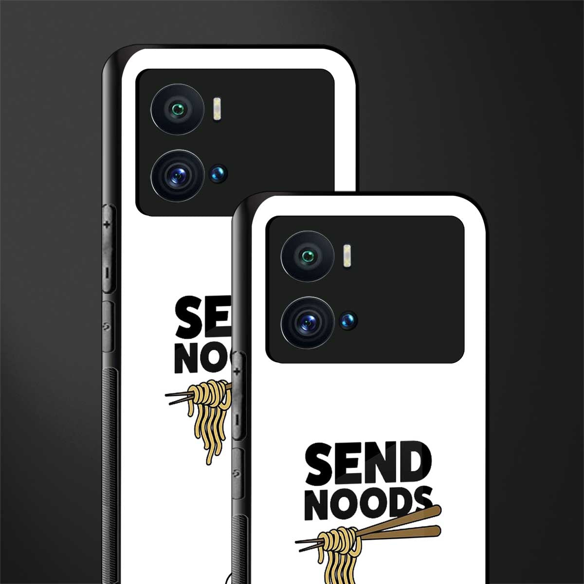 send noods back phone cover | glass case for iQOO 9 Pro