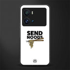 send noods back phone cover | glass case for iQOO 9 Pro