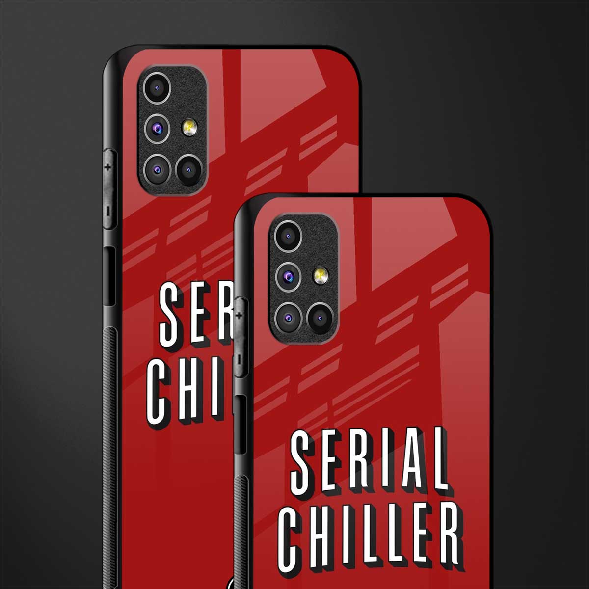 serial chiller netflix glass case for samsung galaxy m31s image-2