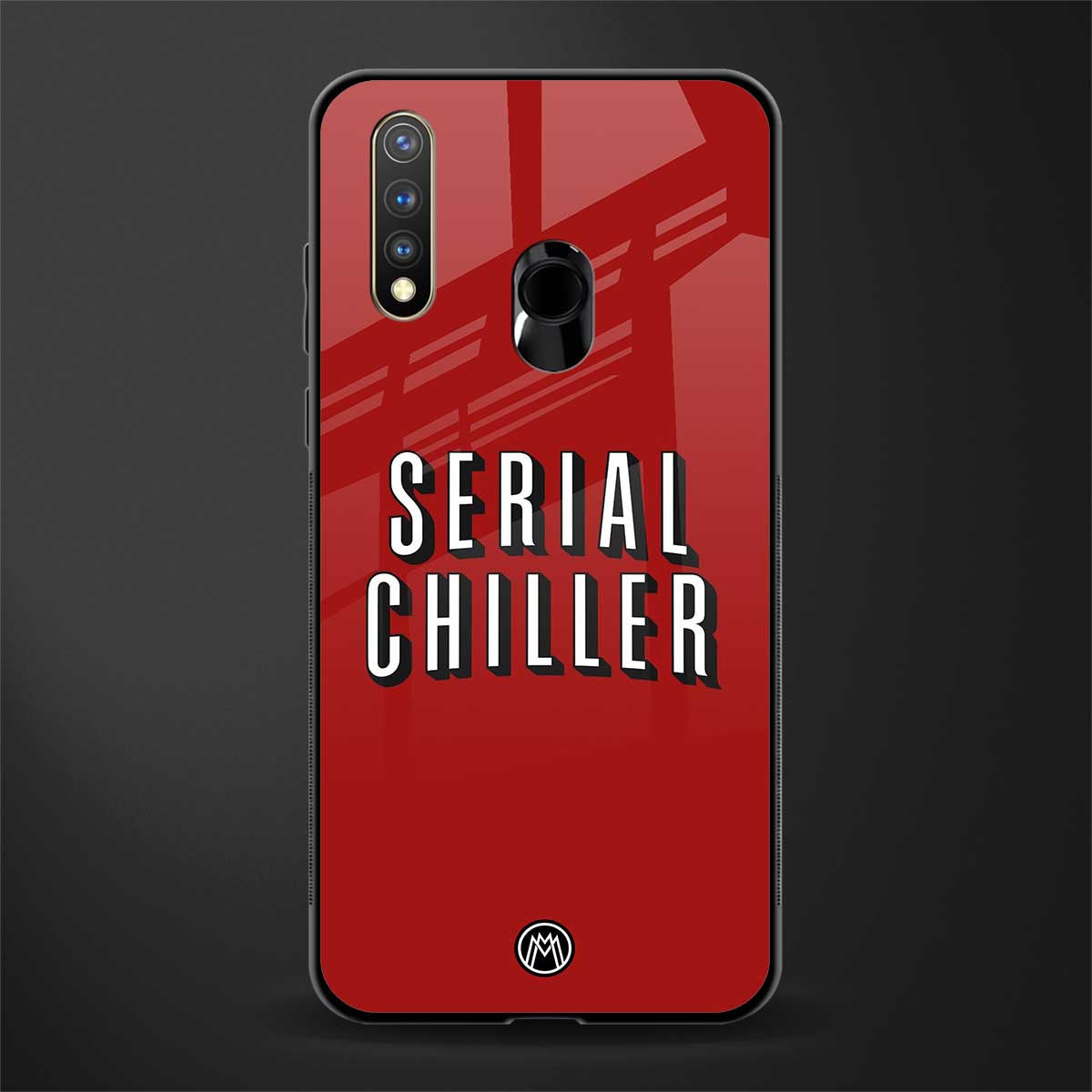 serial chiller netflix glass case for vivo u20 image