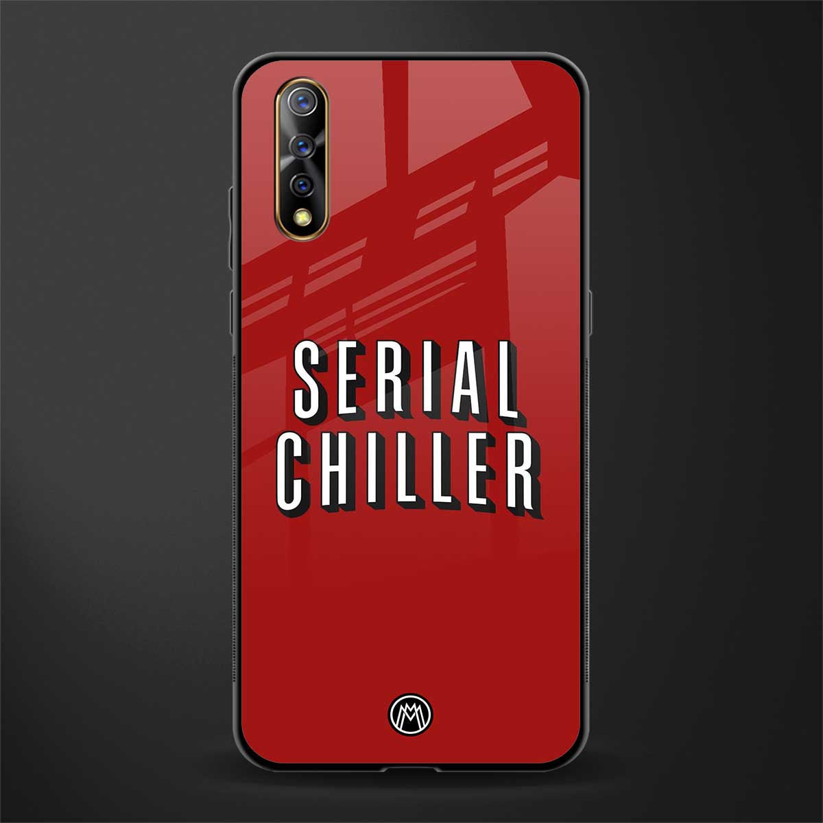 serial chiller netflix glass case for vivo s1 image