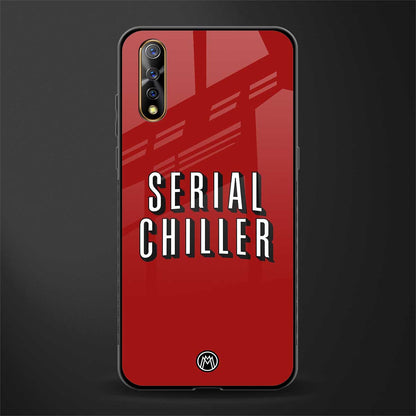 serial chiller netflix glass case for vivo s1 image