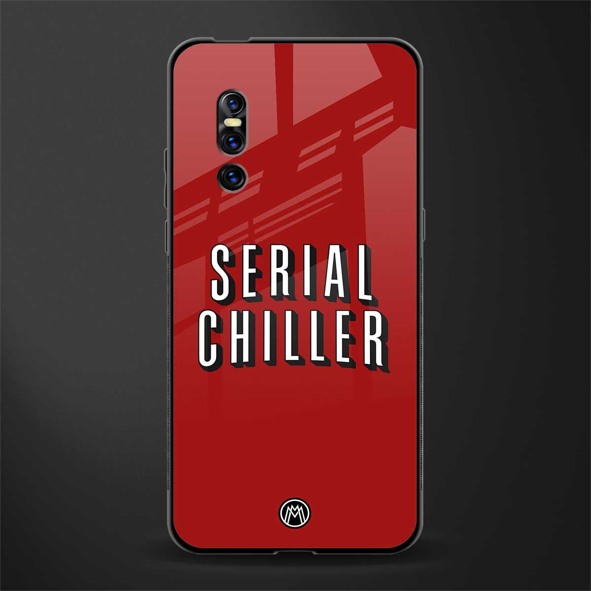 serial chiller netflix glass case for vivo v15 pro image