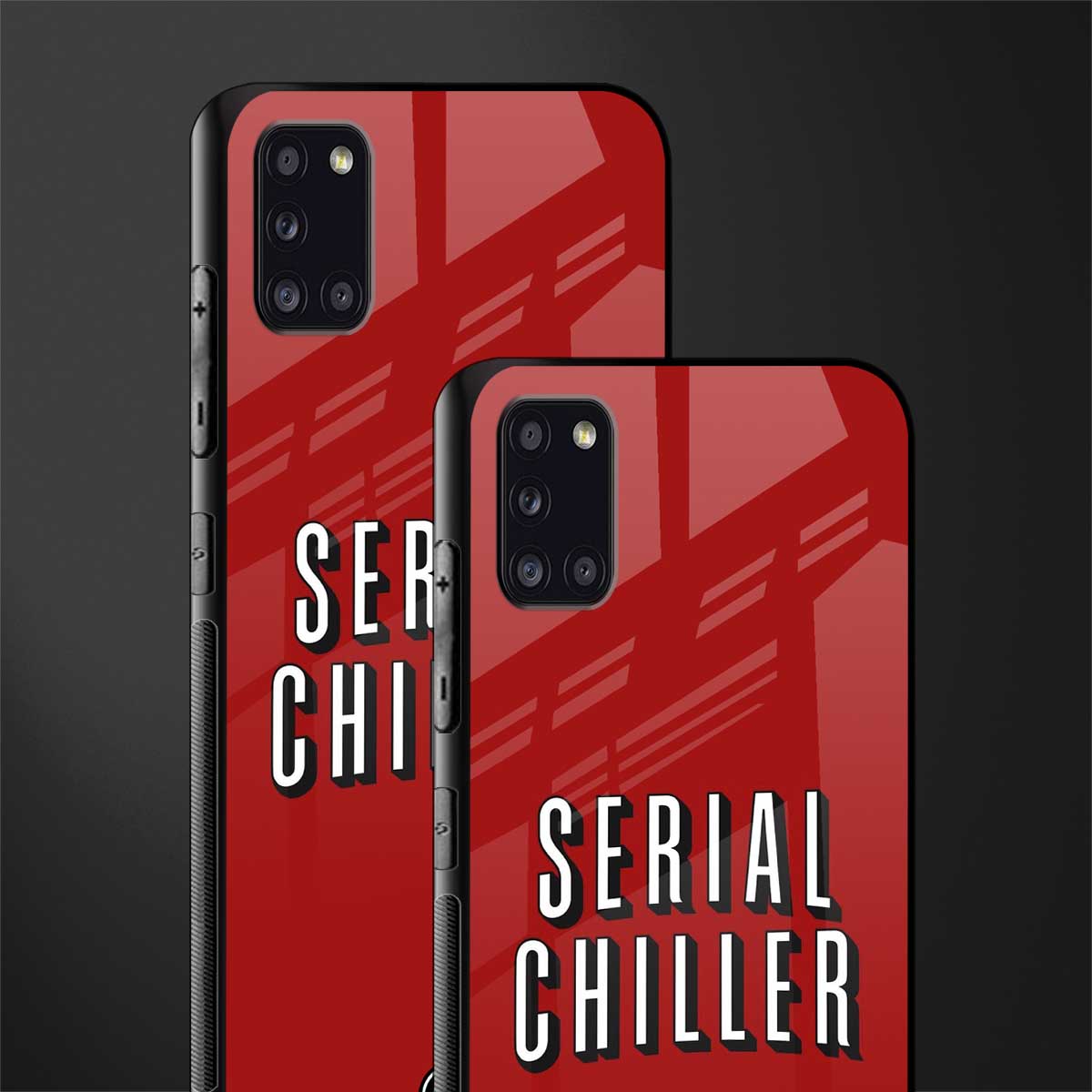 serial chiller netflix glass case for samsung galaxy a31 image-2