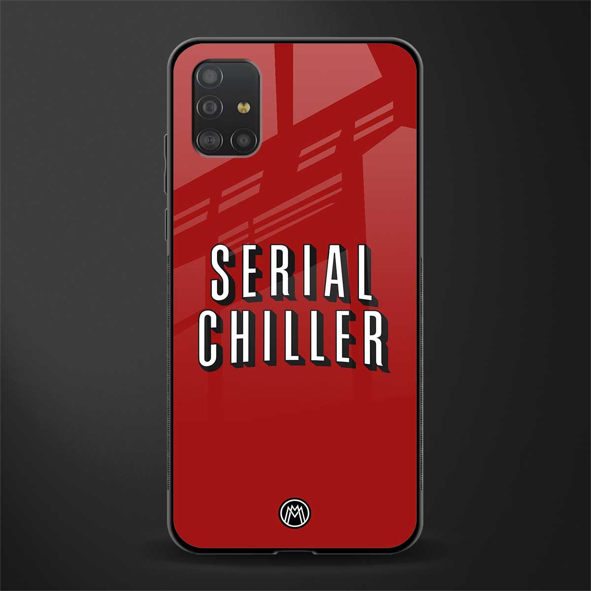 serial chiller netflix glass case for samsung galaxy a51 image