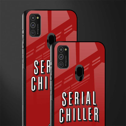 serial chiller netflix glass case for samsung galaxy m30s image-2