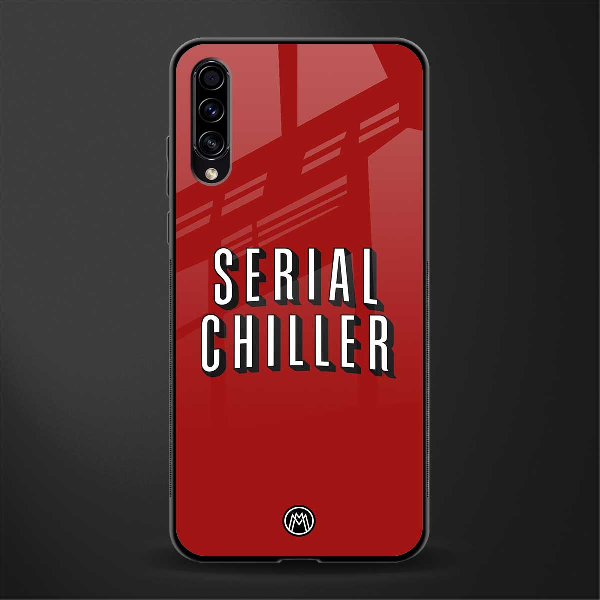 serial chiller netflix glass case for samsung galaxy a30s image