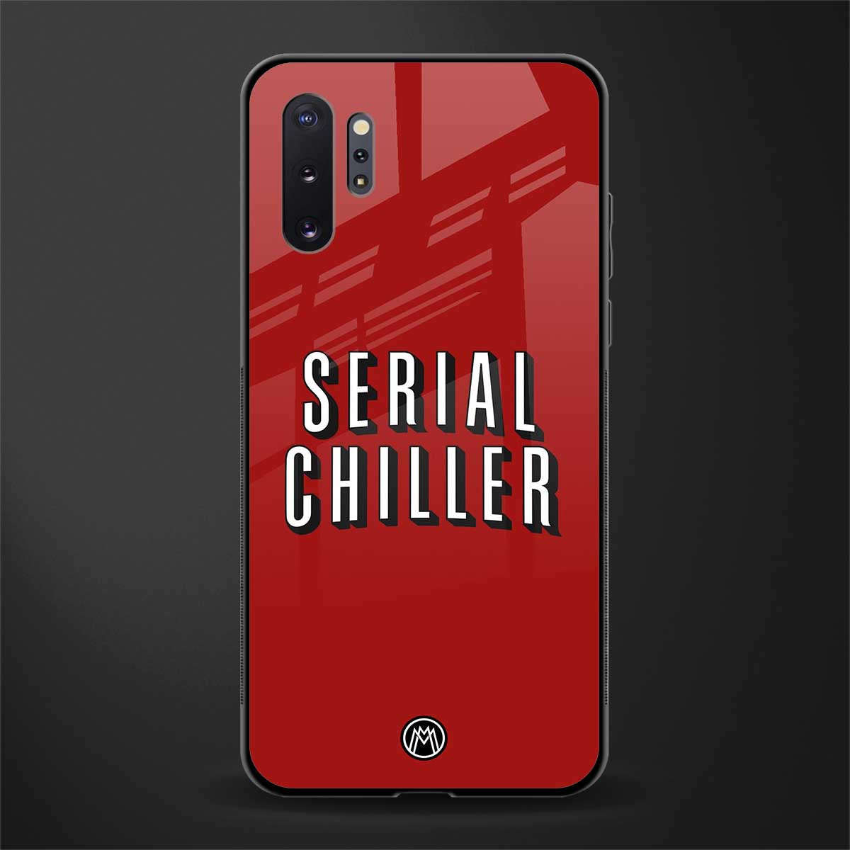 serial chiller netflix glass case for samsung galaxy note 10 plus image