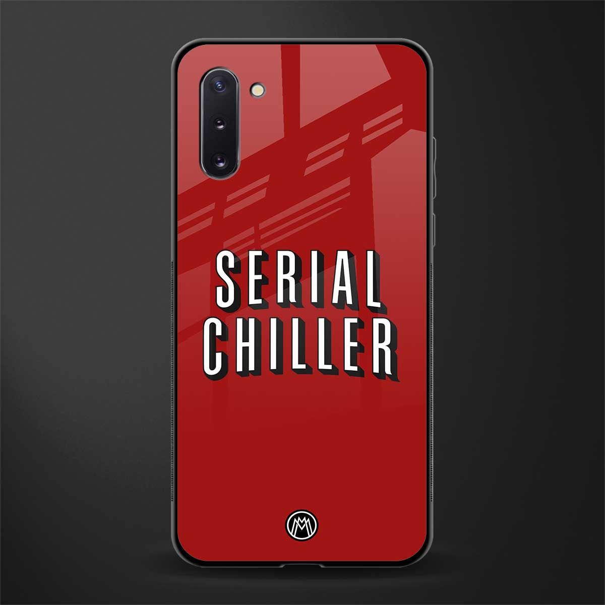 serial chiller netflix glass case for samsung galaxy note 10 image