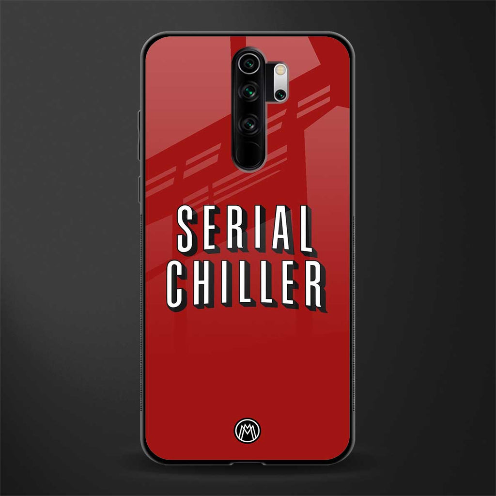 serial chiller netflix glass case for redmi note 8 pro image
