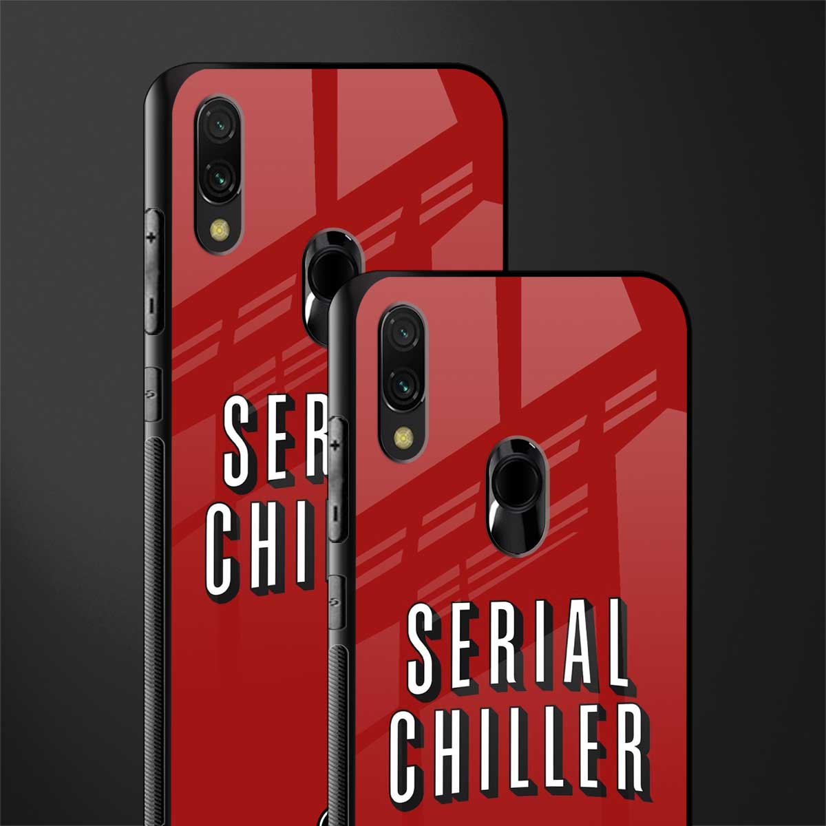 serial chiller netflix glass case for redmi note 7s image-2