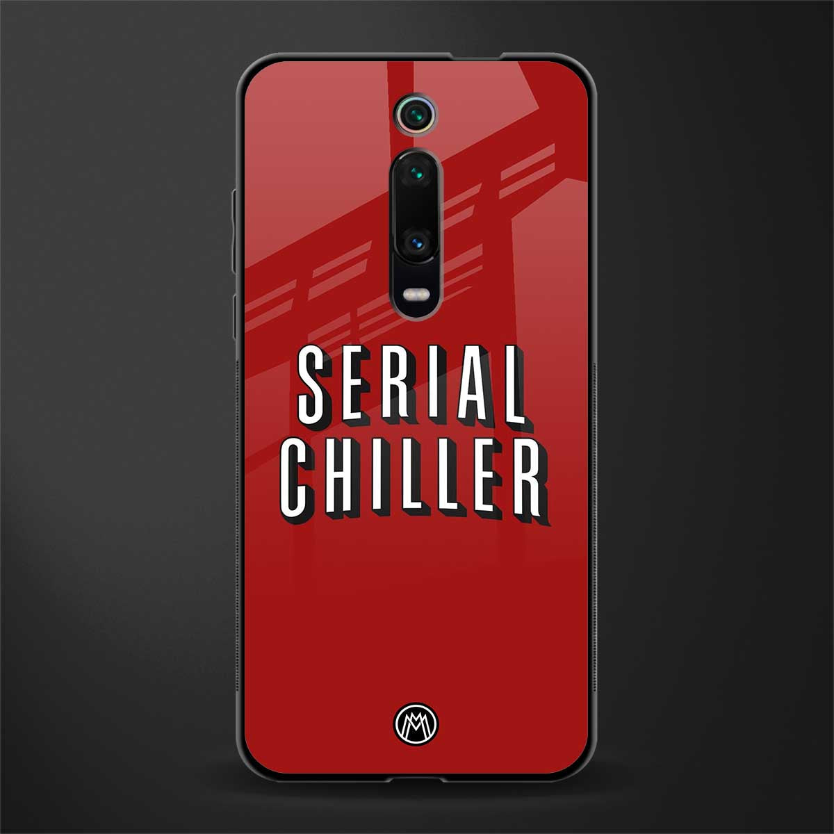 serial chiller netflix glass case for redmi k20 image