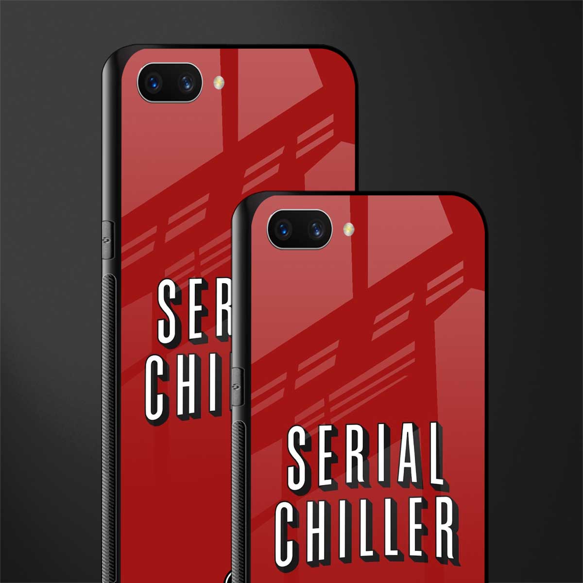 serial chiller netflix glass case for oppo a3s image-2