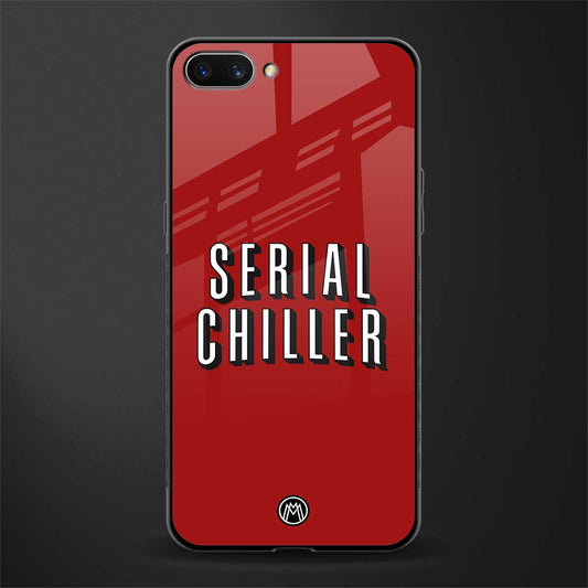 serial chiller netflix glass case for oppo a3s image