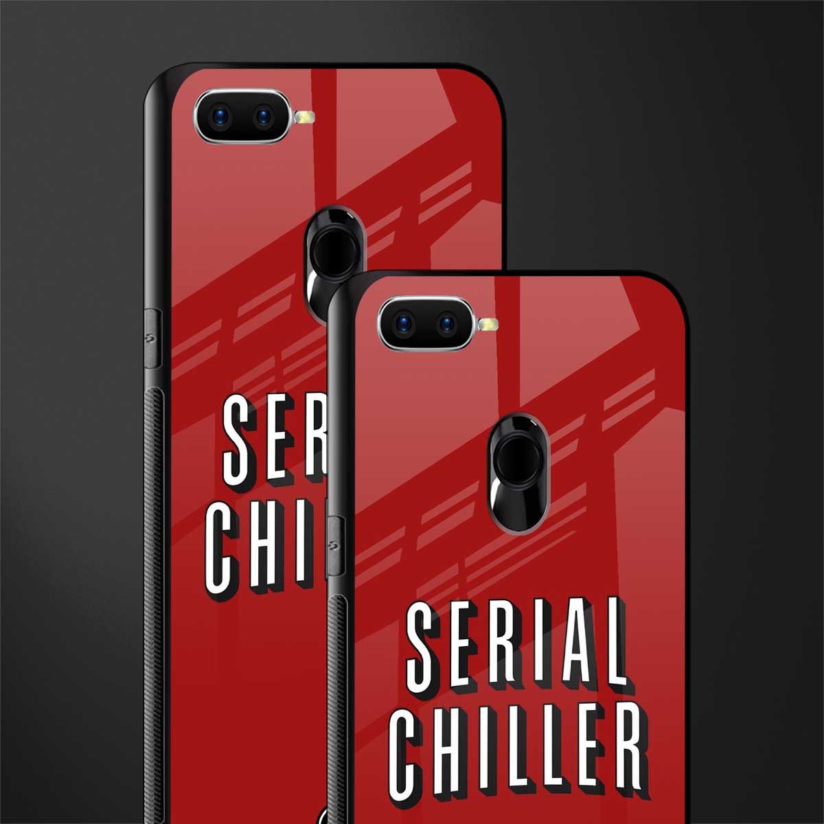 serial chiller netflix glass case for oppo a7 image-2