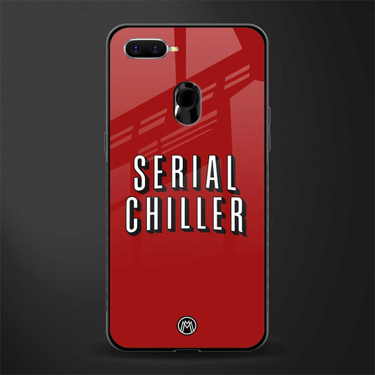 serial chiller netflix glass case for oppo a5s image