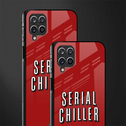 serial chiller netflix back phone cover | glass case for samsung galaxy a22 4g