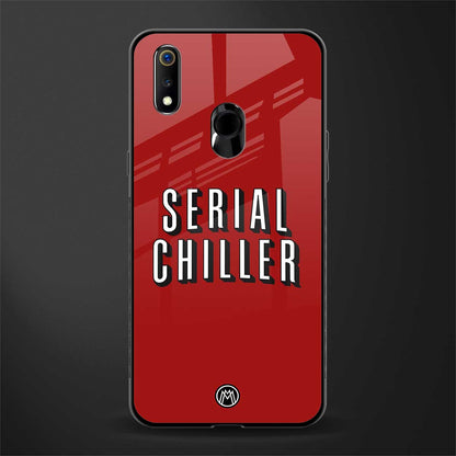 serial chiller netflix glass case for realme 3 pro image