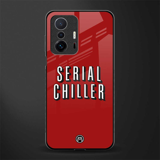 serial chiller netflix glass case for mi 11t pro 5g image