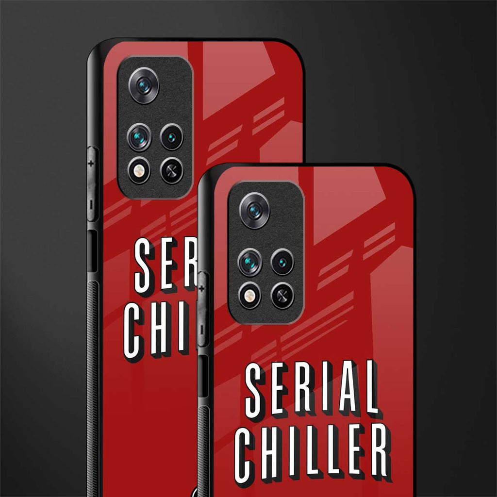 serial chiller netflix glass case for poco m4 pro 5g image-2