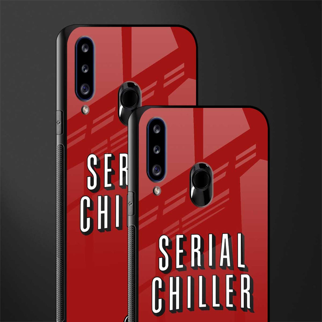 serial chiller netflix glass case for samsung galaxy a20s image-2