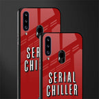 serial chiller netflix glass case for samsung galaxy a20s image-2