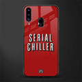 serial chiller netflix glass case for samsung galaxy a20s image
