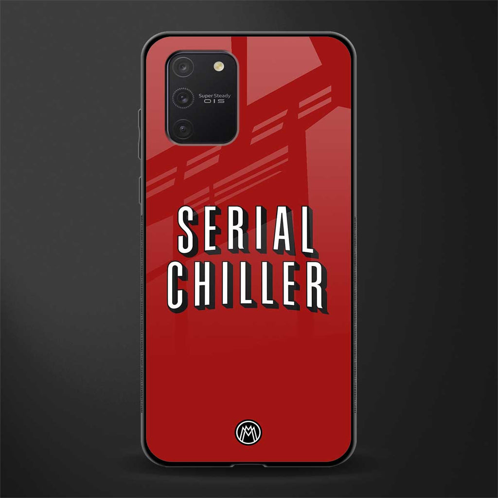 serial chiller netflix glass case for samsung galaxy a91 image