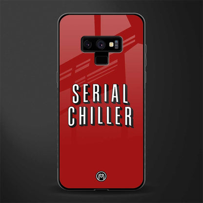 serial chiller netflix glass case for samsung galaxy note 9 image