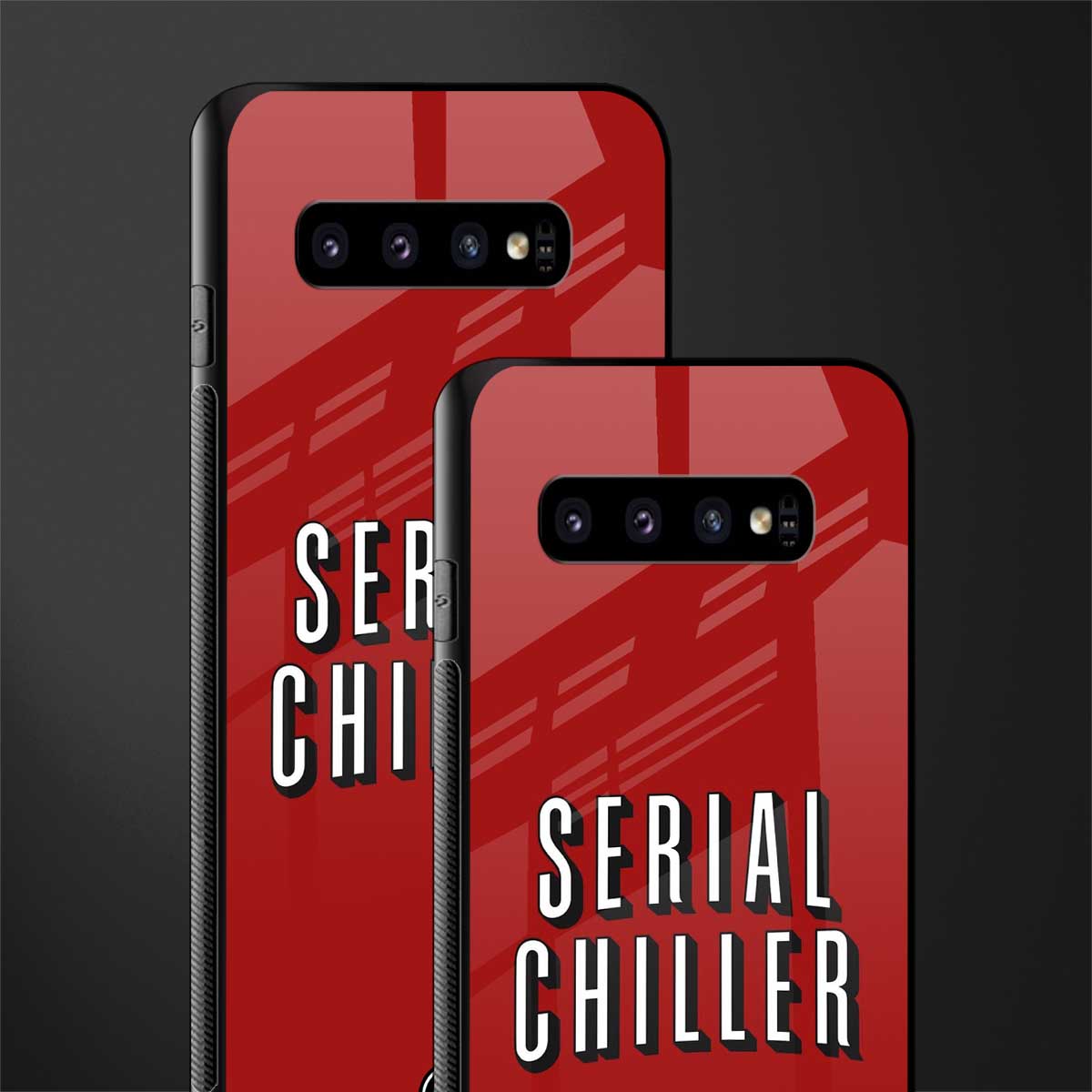 serial chiller netflix glass case for samsung galaxy s10 image-2