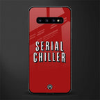 serial chiller netflix glass case for samsung galaxy s10 plus image