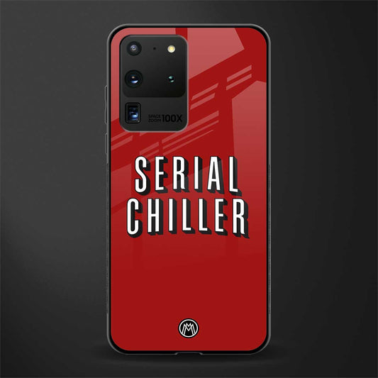 serial chiller netflix glass case for samsung galaxy s20 ultra image