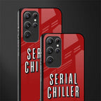 serial chiller netflix glass case for samsung galaxy s22 ultra 5g image-2