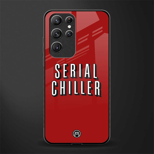 serial chiller netflix glass case for samsung galaxy s21 ultra image