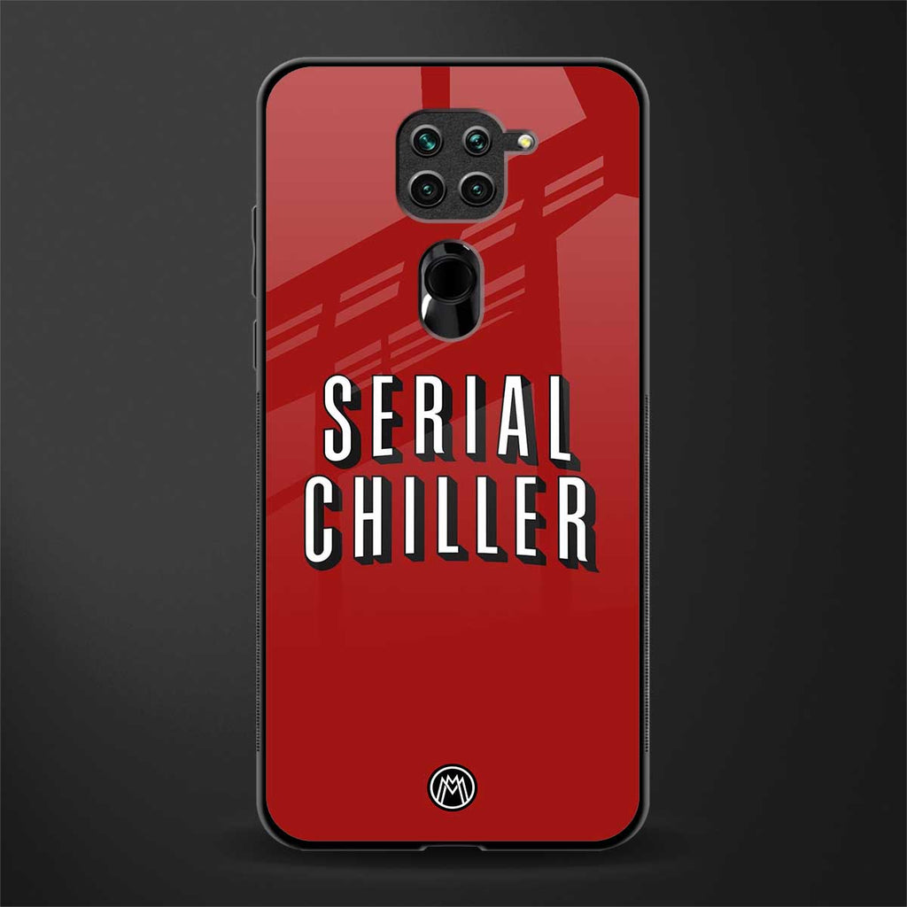 serial chiller netflix glass case for redmi note 9 image