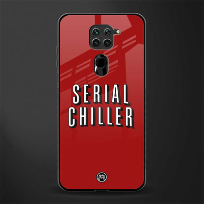 serial chiller netflix glass case for redmi note 9 image