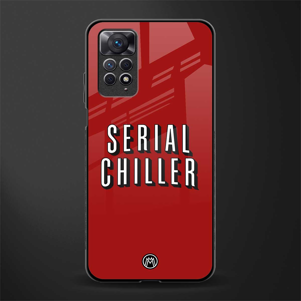 serial chiller netflix glass case for redmi note 11 pro image