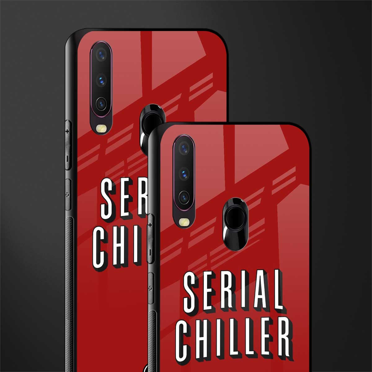 serial chiller netflix glass case for vivo y12 image-2