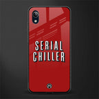 serial chiller netflix glass case for vivo y1s without fingerprint image