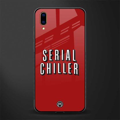serial chiller netflix glass case for vivo v11 pro image