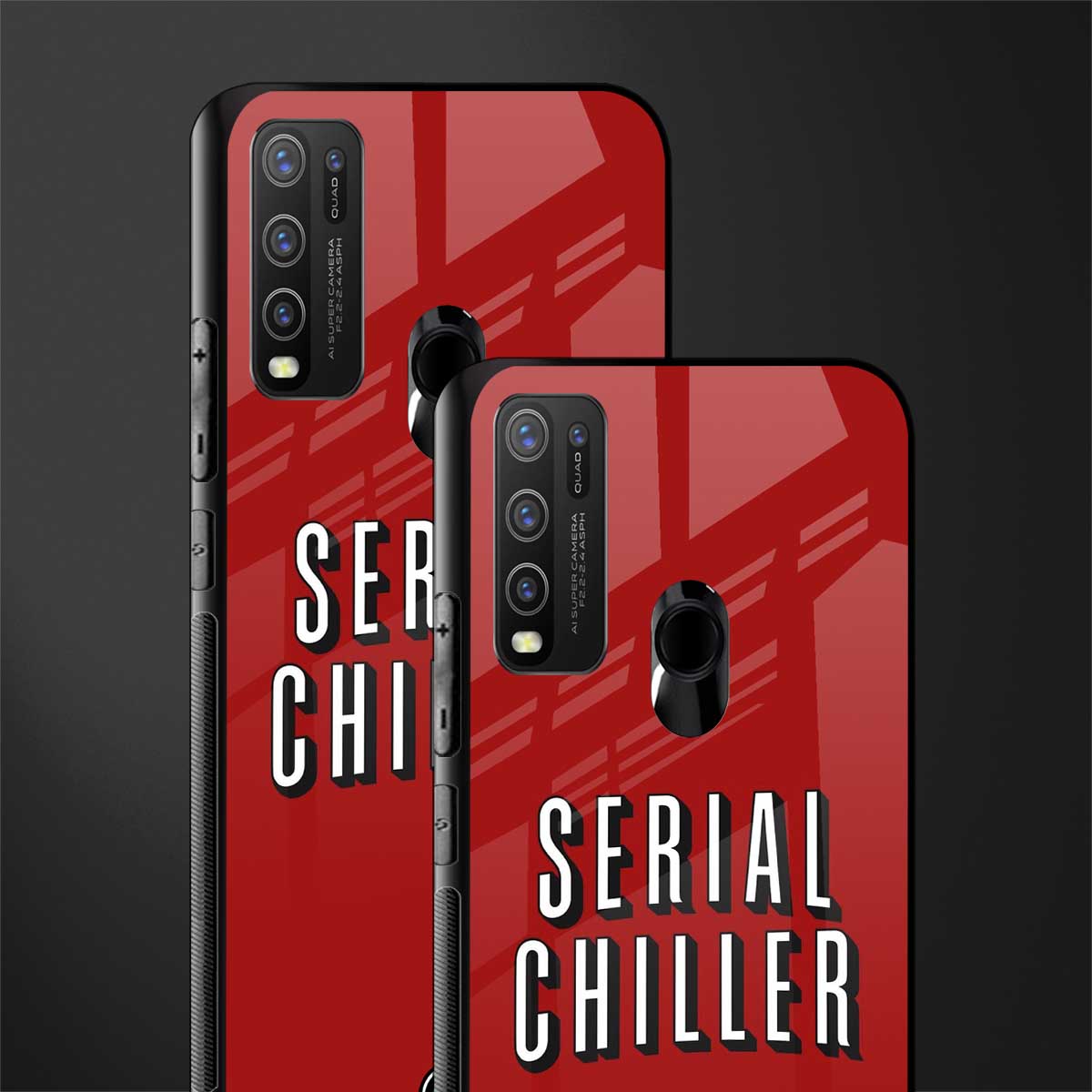 serial chiller netflix glass case for vivo y50 image-2