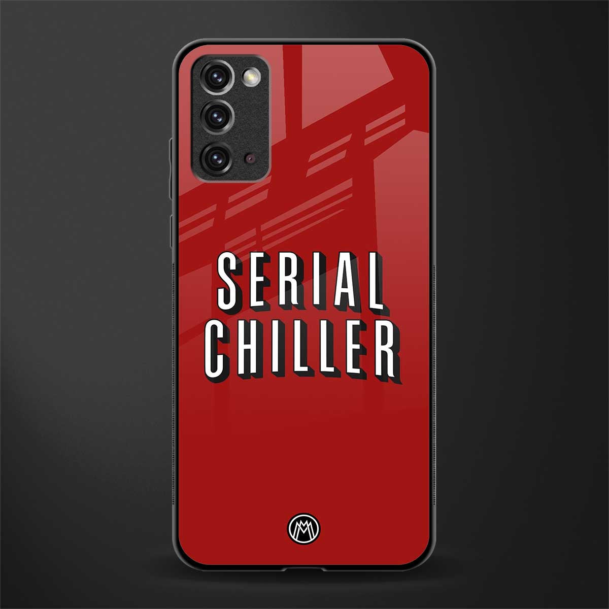 serial chiller netflix glass case for samsung galaxy note 20 image